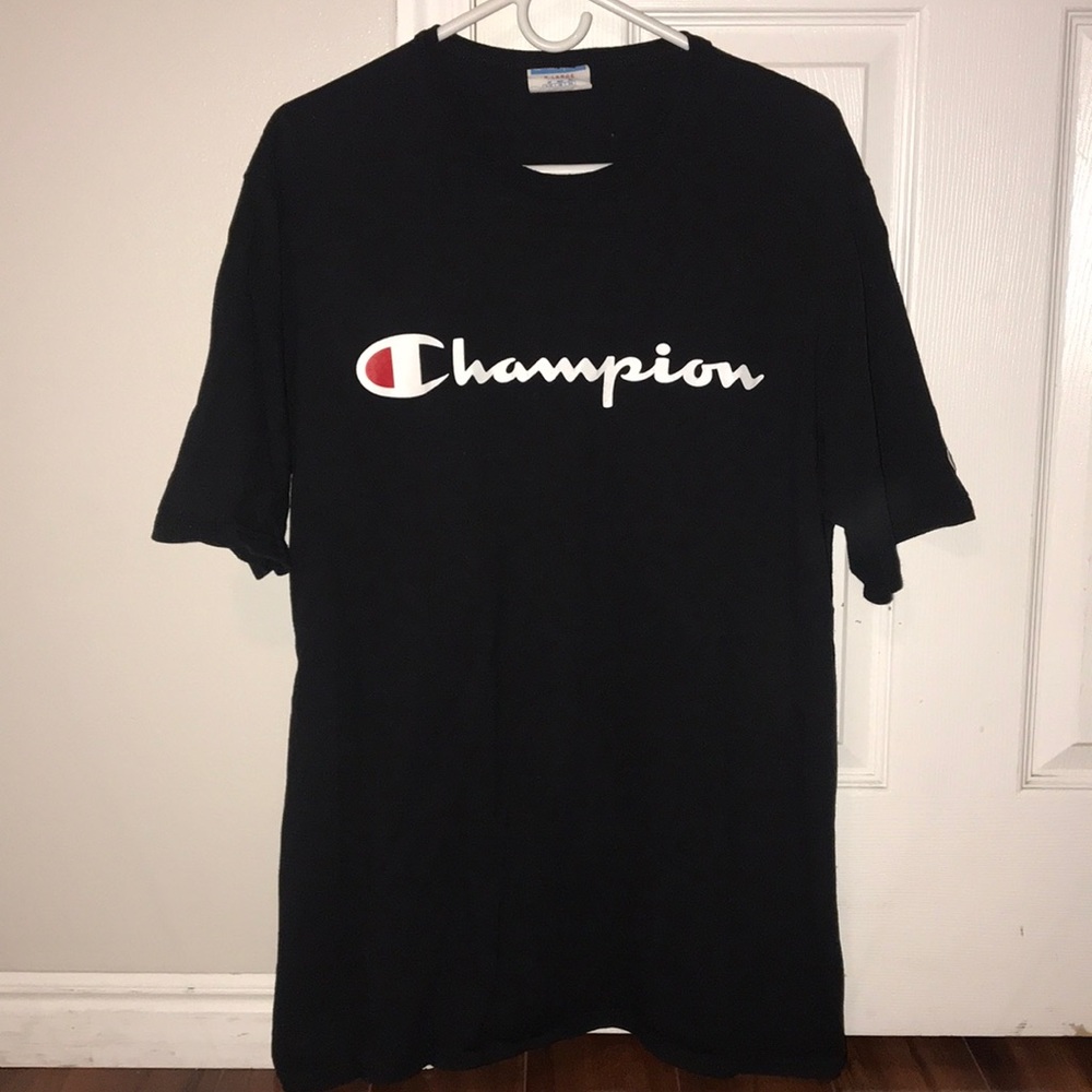 Men’s XL black Champion shirt